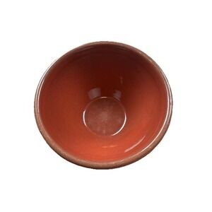 Val Do Sol Portugal Terracotta Red Glazed Bowl.